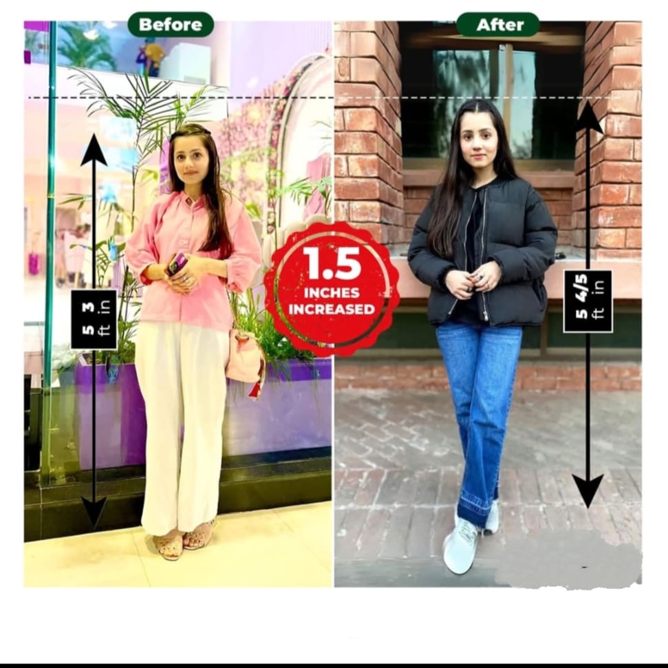Height Gain Package | قد بڑھانے کا پیکیج